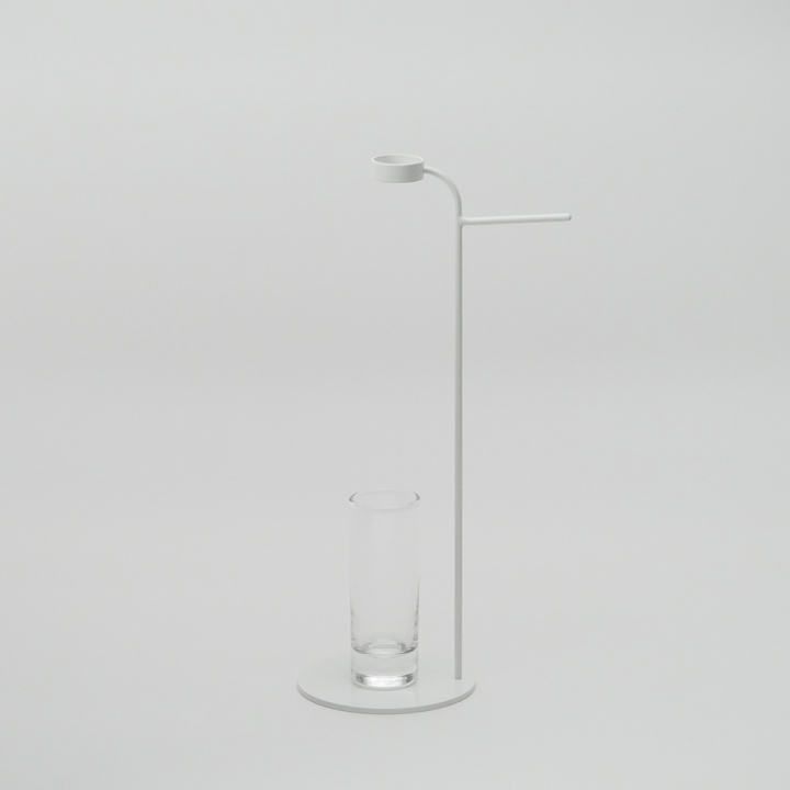 Vase [Line-M] white〈フラワーベース〉